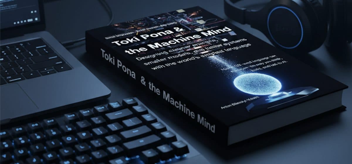 Promo for Toki Pona and the Machine Mind: Designing cleaner prompts, smaller models, and better systems with the worldβs simplest language
